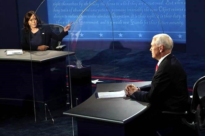 Afirman que Pence felicitó a Harris en llamada