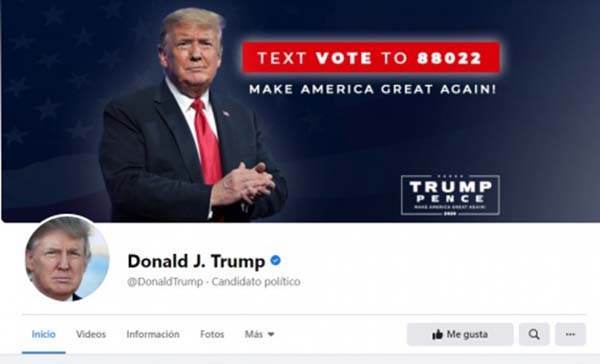 Reactivan cuentas de Trump