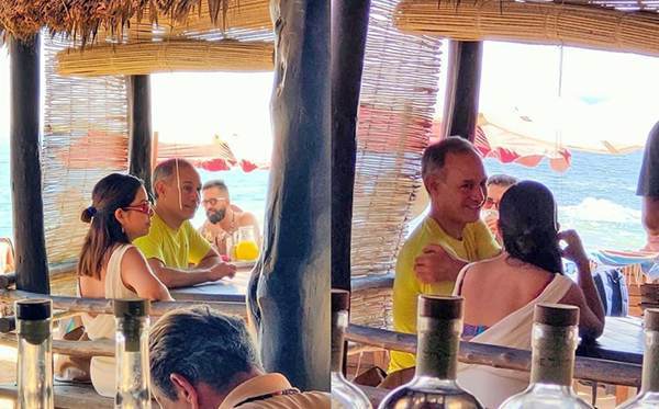 López-Gatell descansa del COVID en la playa