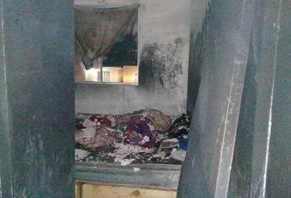 Incendia borracho vivienda a familia