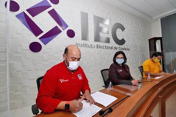 Formalizan alianza PRI-PRD ante IEC