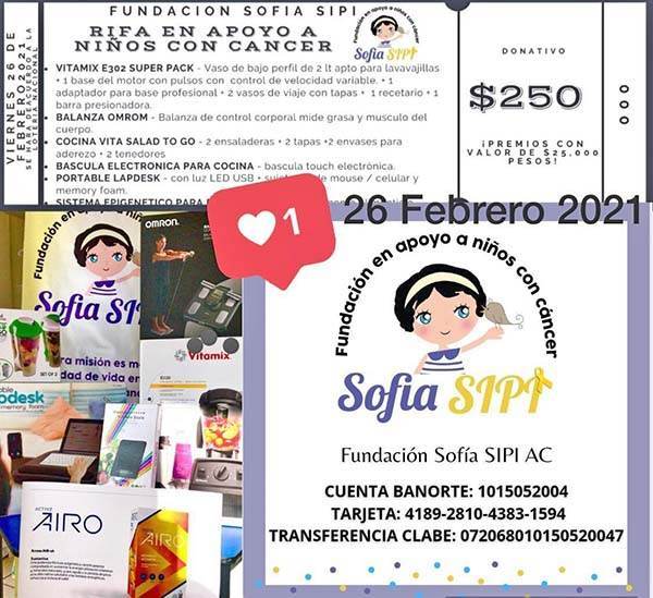Hacen rifa para ayudar a los niños con cáncer