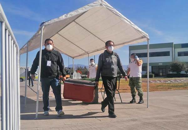 Arriban a Región Centro más vacunas