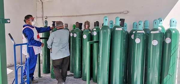 Hace crisis falta de tanques de oxígeno