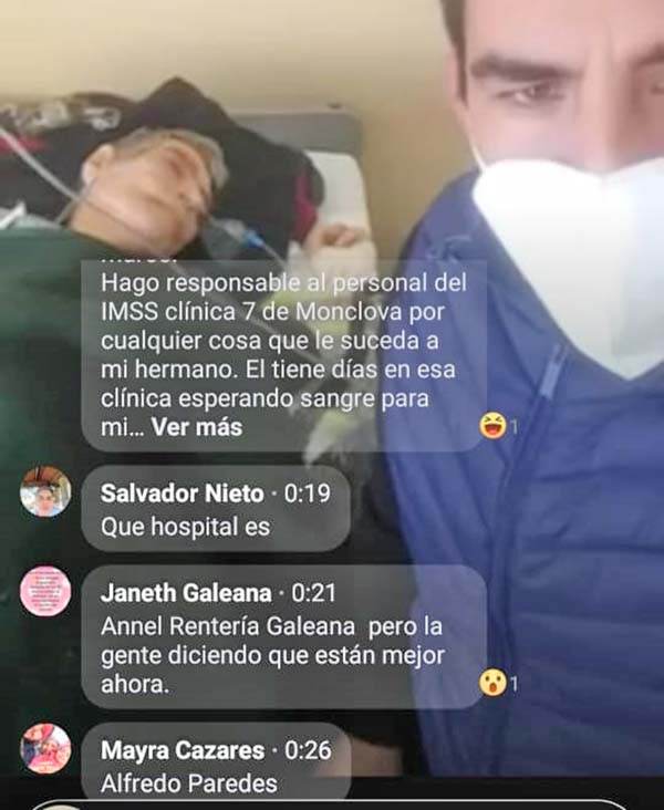 Muere en el IMSS; acusa negligencia