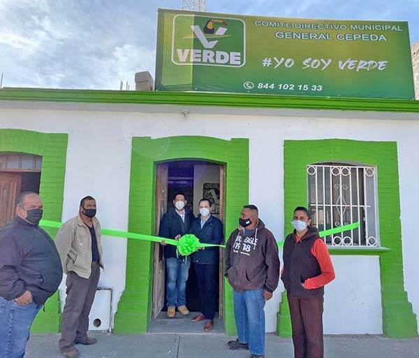Abre PVEM oficinas en General Cepeda