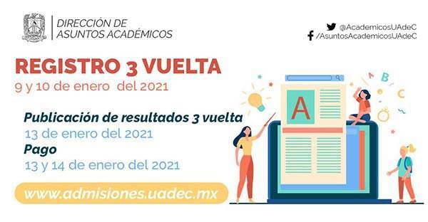 Iniciará registro de aspirantes a UAdeC