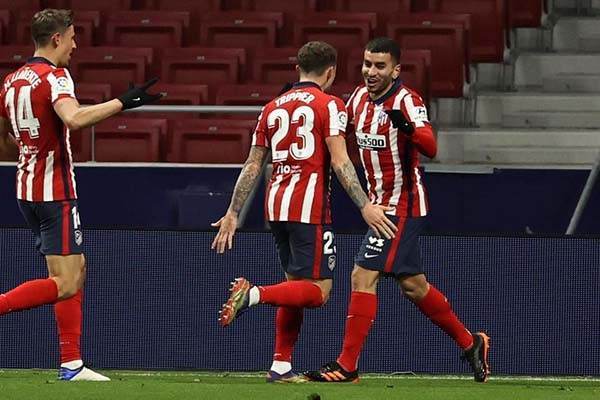 Gana Atlético de Madrid y sigue en la cima