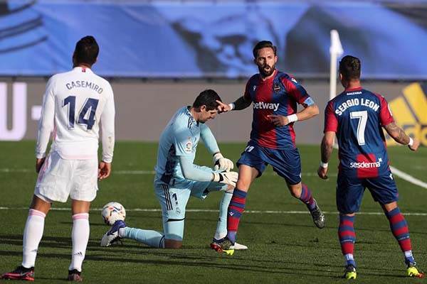 Cae el Real Madrid en casa con el Levante