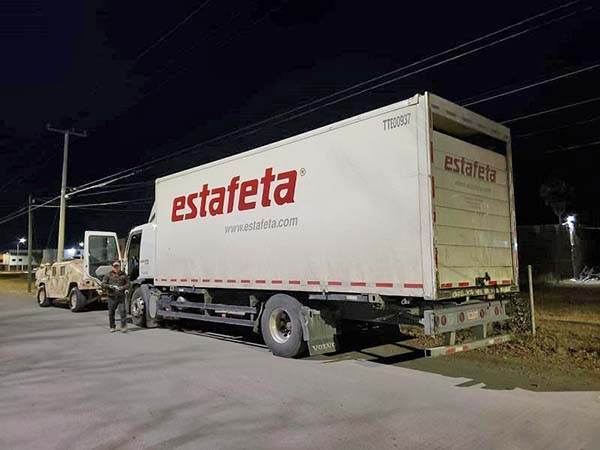 Asegura SEDENA droga a paquetería