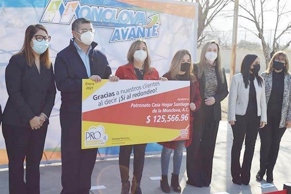 Dona el Oxxo 125 mil pesos a casa hogar Alba Moreira
