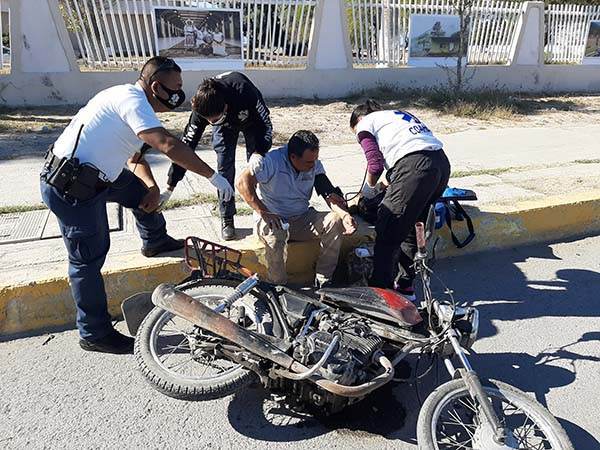 Troca proyecta a motociclista