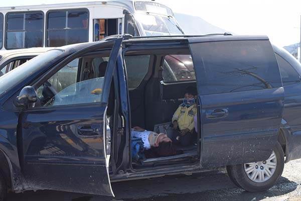 Accidente deja varios heridos