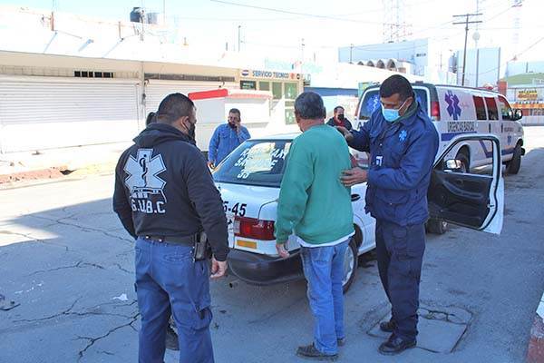Destroza troca a taxi