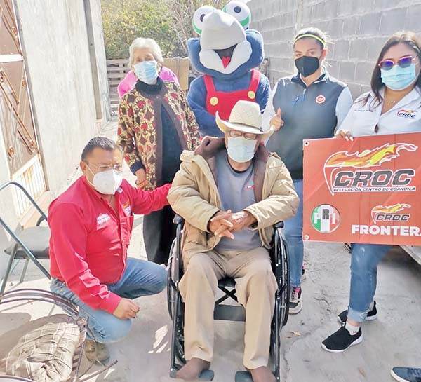 Apoya con aparatos Delegado de la CROC