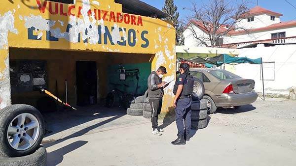 Supervisa Policía de SB se cumpla con protocolos