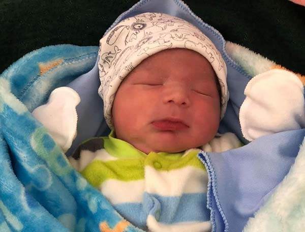 Erick Emmanuel, el primer bebé de 2021