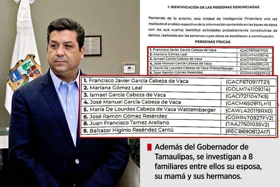 Acusan de lavado a Cabeza de Vaca