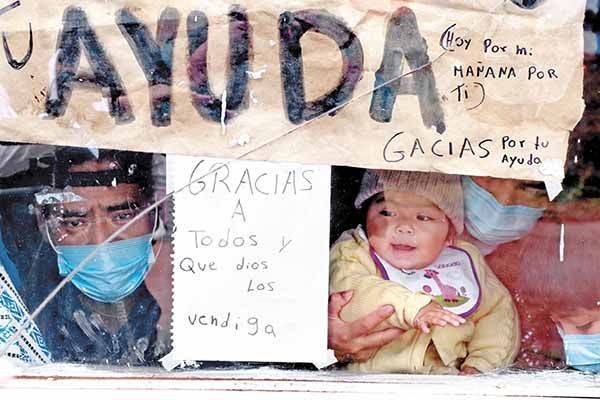 Familia contagiada pide auxilio para sobrevivir en Puebla