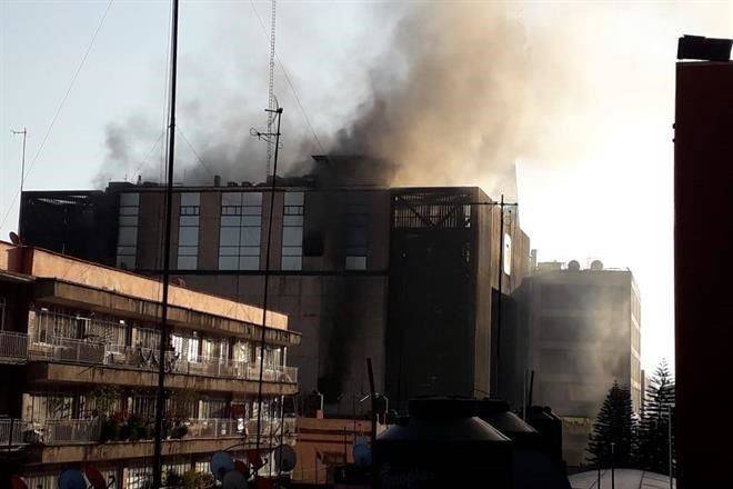 Incendio en oficinas de Metro, por corto y accidental.-FGJ