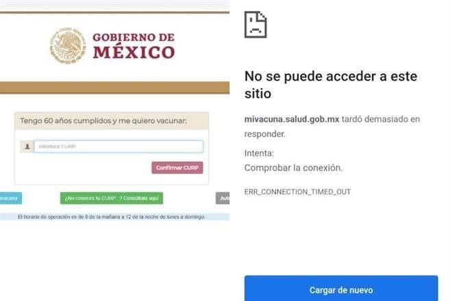 Abren registro de vacunación… con fallas en página