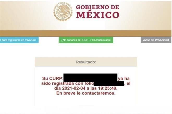 Se registra AMLO para vacuna contra Covid