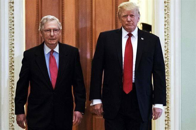 Pide Trump a republicanos romper con líder en el Senado