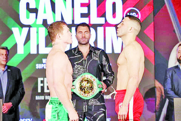 Pasan Yildrim y Canelo la báscula sin problemas