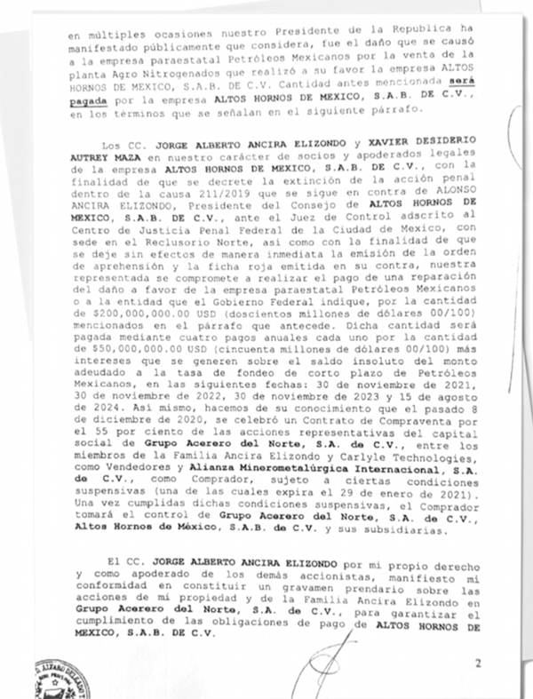 Anunciará AMLO pacto con Ancira