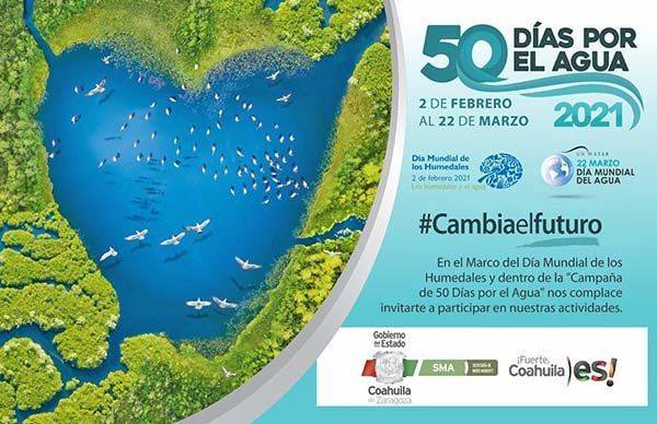 Invita a participar en “50 días por el agua”