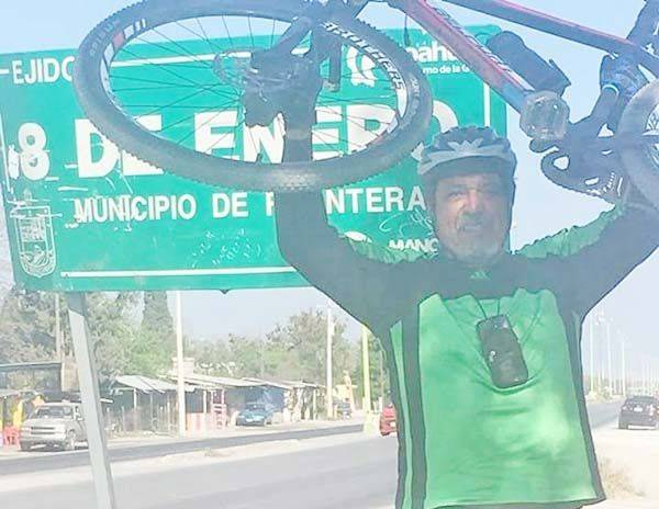 Reconfortan a ciclista que perdió la pierna izquierda