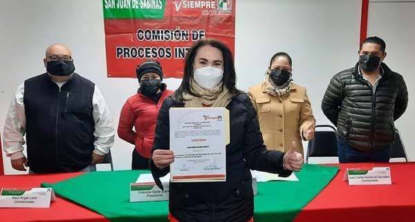 Chachis Boone es abanderada del PRI