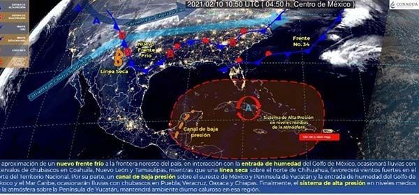 Se aproxima el frío a Coahuila