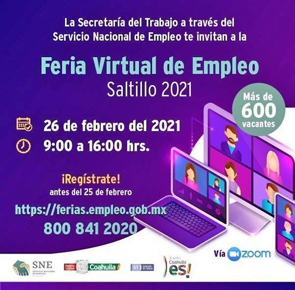 Ofrece Saltillo 600 vacantes