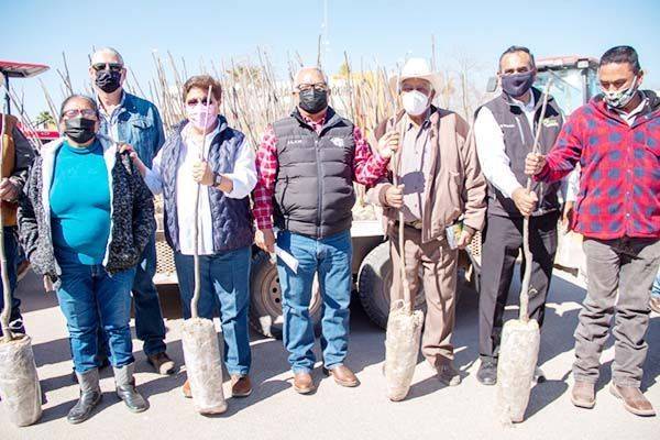 Entrega Coahuila 8 mil nogales a productores