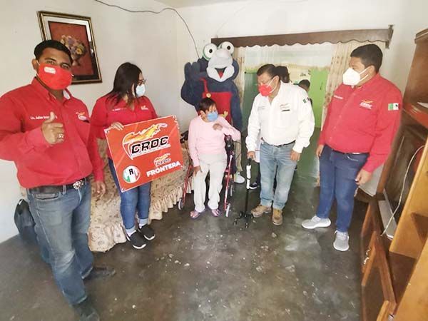 Apoya Oyervides a discapacitados