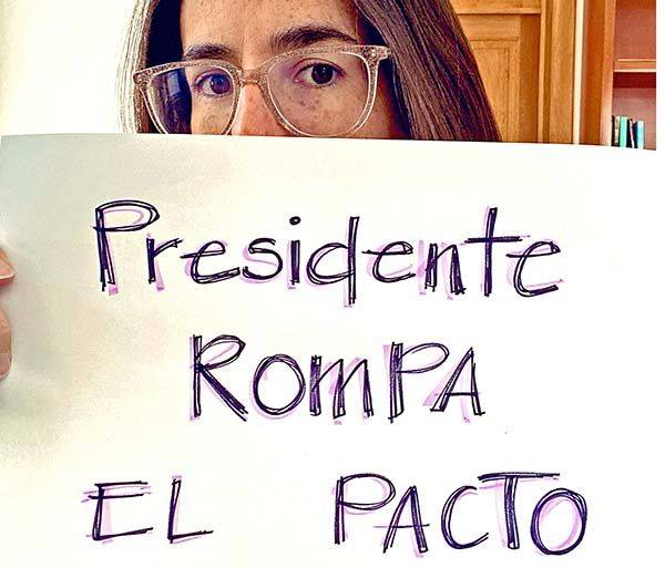 Exigen a AMLO: rompa el pacto