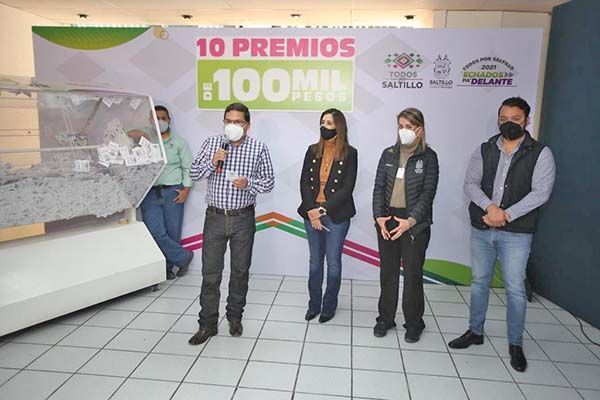 Llevan a cabo el sorteo Todos por Saltillo 2021