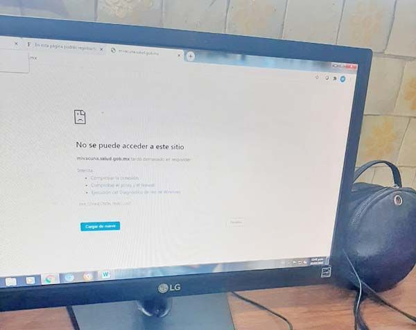 Colapsa página para solicitar vacuna Covid