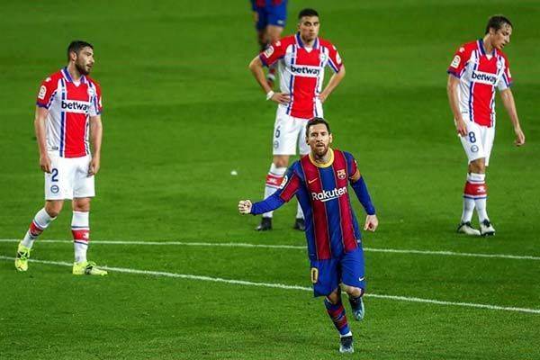 Orquesta Messi goleada del Barcelona