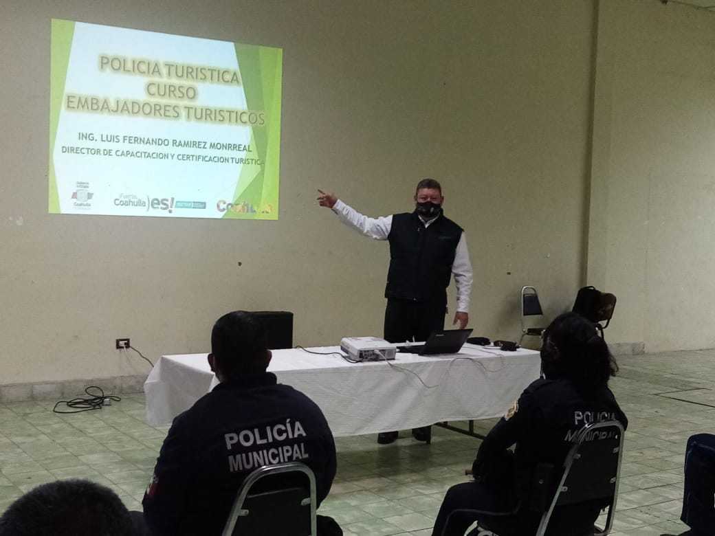 CAPACITA TURISMO COAHUILA A POLICÍAS DE PUEBLOS MÁGICOS