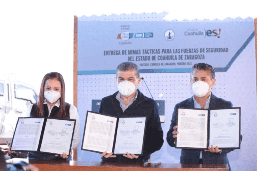 CON ARMAMENTO DE GRUESO CALIBRE, COAHUILA HACE FRENTE AL CRIMEN: MARS