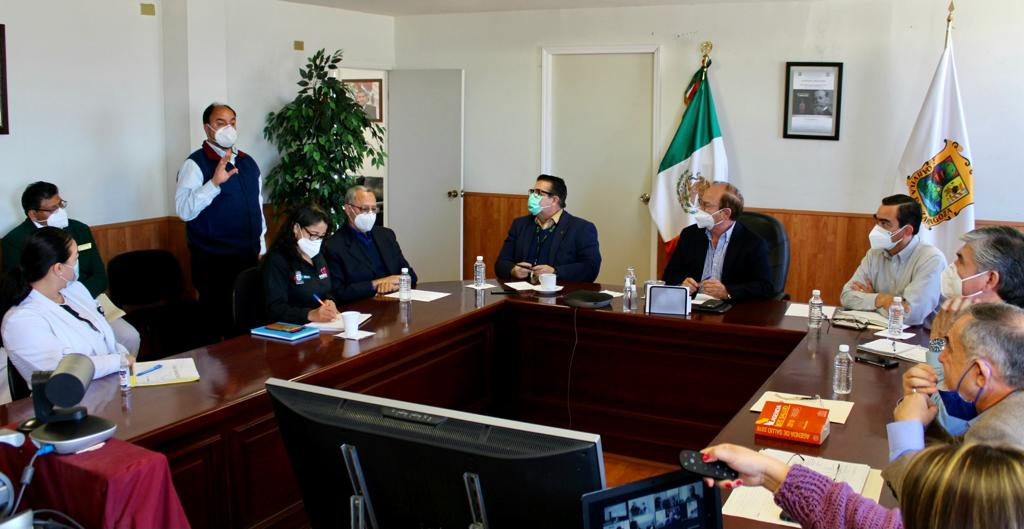 EVALÚA SALUD COAHUILA PUNTOS DESTINADOS A LA APLICACIÓN DE VACUNA ANTI-COVID