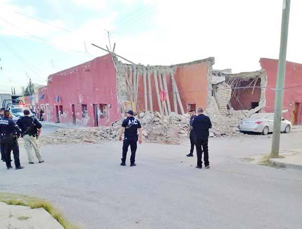 Se desploma casa en Ciénegas