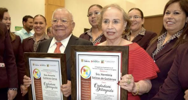 Muere doña Herminia Salinas de Gutiérrez
