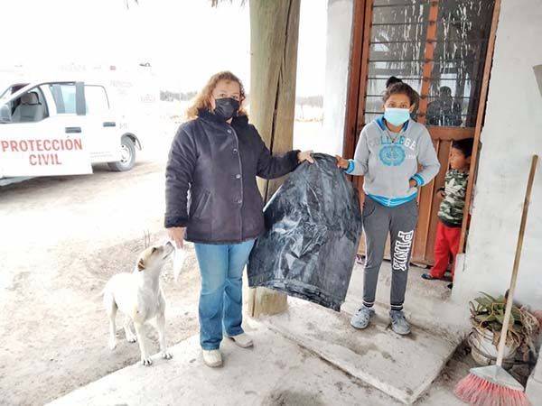Visita Desarrollo Social a familia vulnerable de SB
