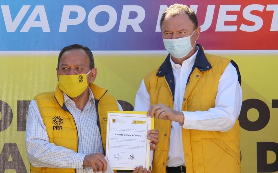 Ernesto Gándara toma protesta como candidato del PRD a gubernatura de Sonora