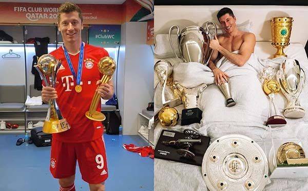 Robert Lewandowski: El hombre de los 13 trofeos en una temporada