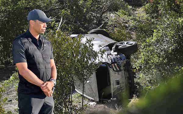 Hospitalizado Tiger Woods tras accidente de auto