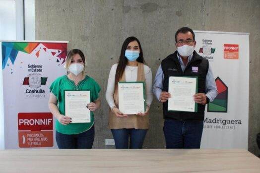 FIRMAN CONVENIO PRONNIF E ICATEC PARA AMPLIAR OFERTA DE CURSOS DE CAPACITACIÓN EN LA MADRIGUERA